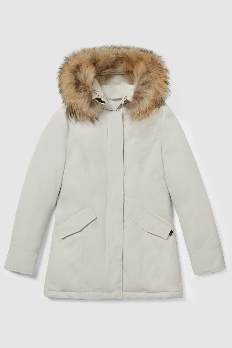 Luxury Arctic Parka with racoon fur