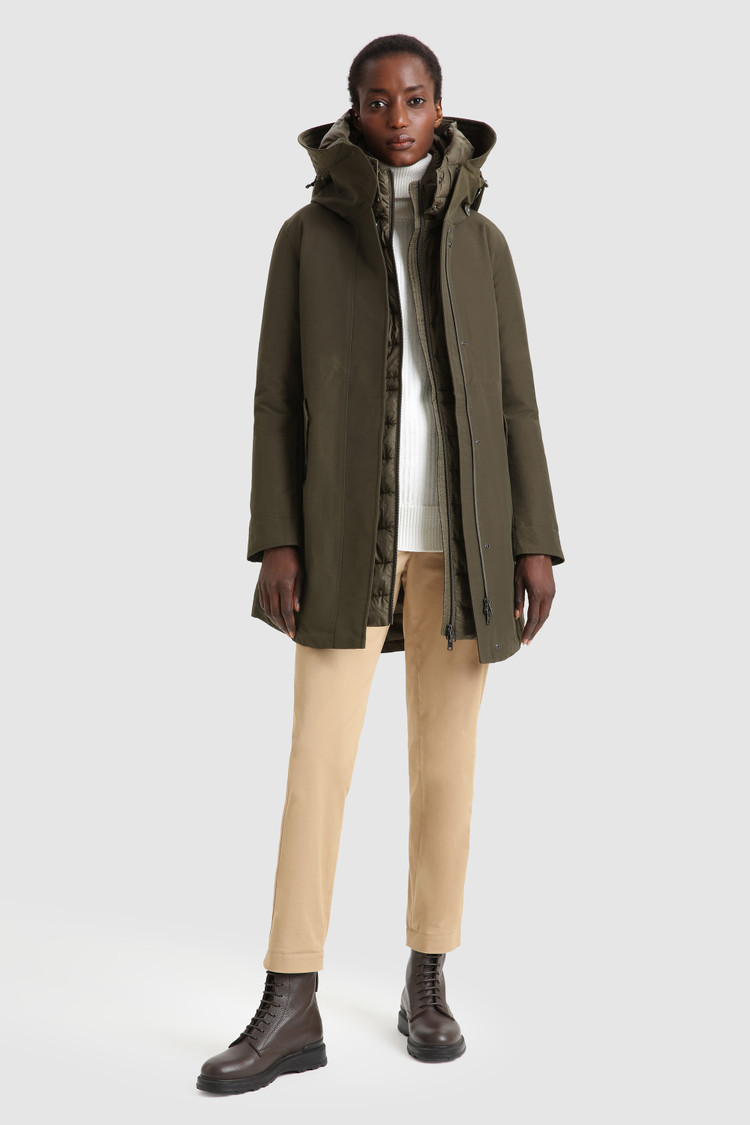 Parka longue militaire 3 en 1 en Eco Ramar