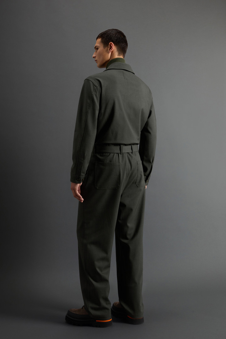 Stretch Wool Jumpsuit by Todd Snyder Green photo 3 | Woolrich