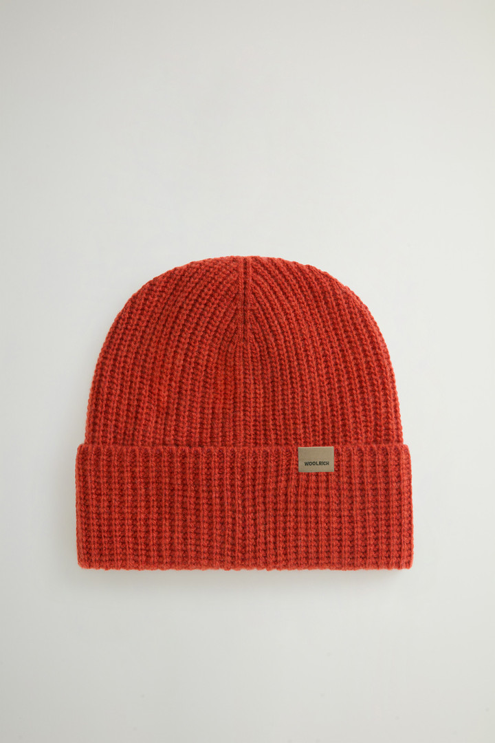 Merino Virgin Wool-Blend Beanie Red photo 1 | Woolrich