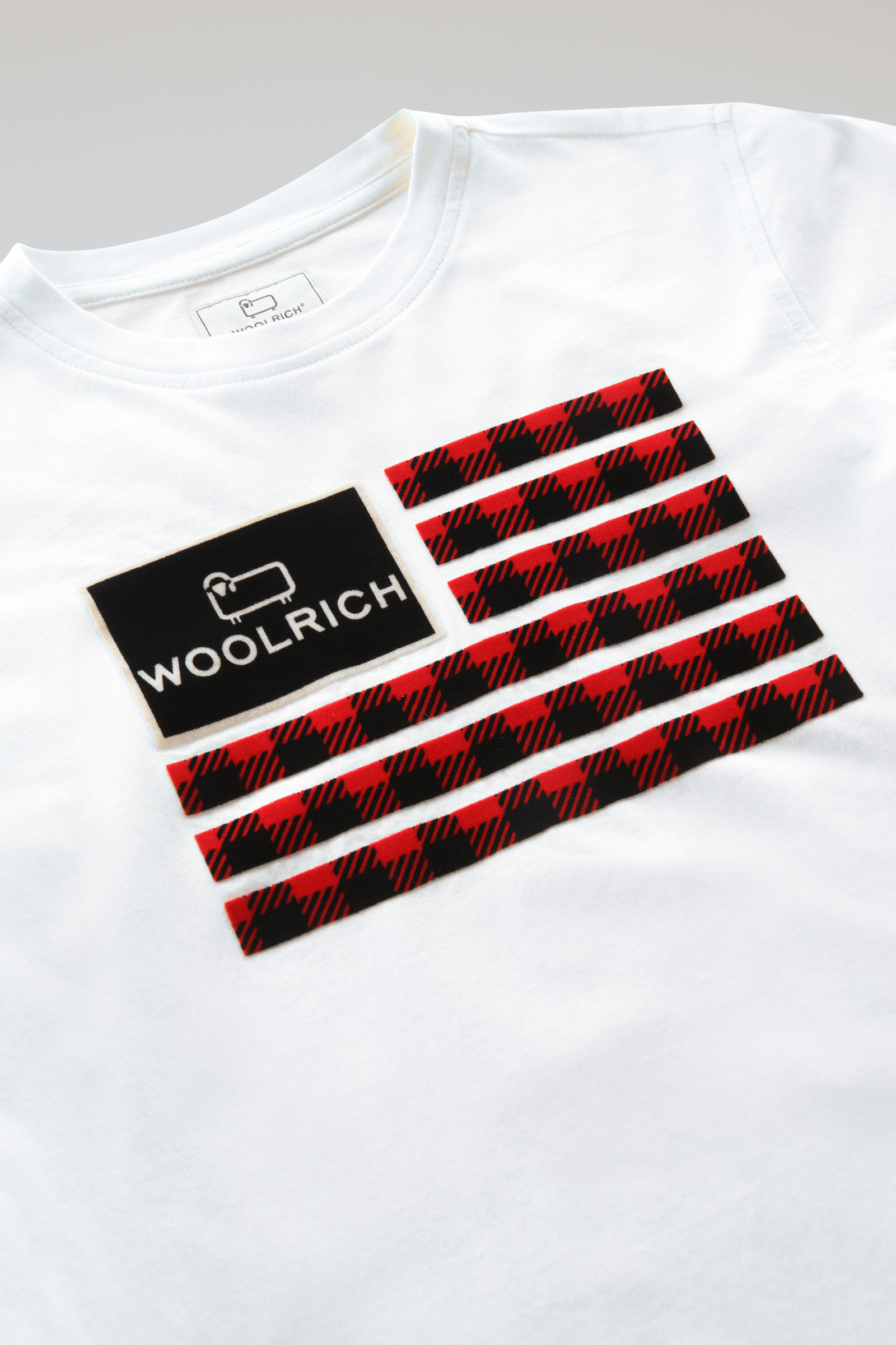 Boys' Long-Sleeved Flag Tee White photo 3 | Woolrich