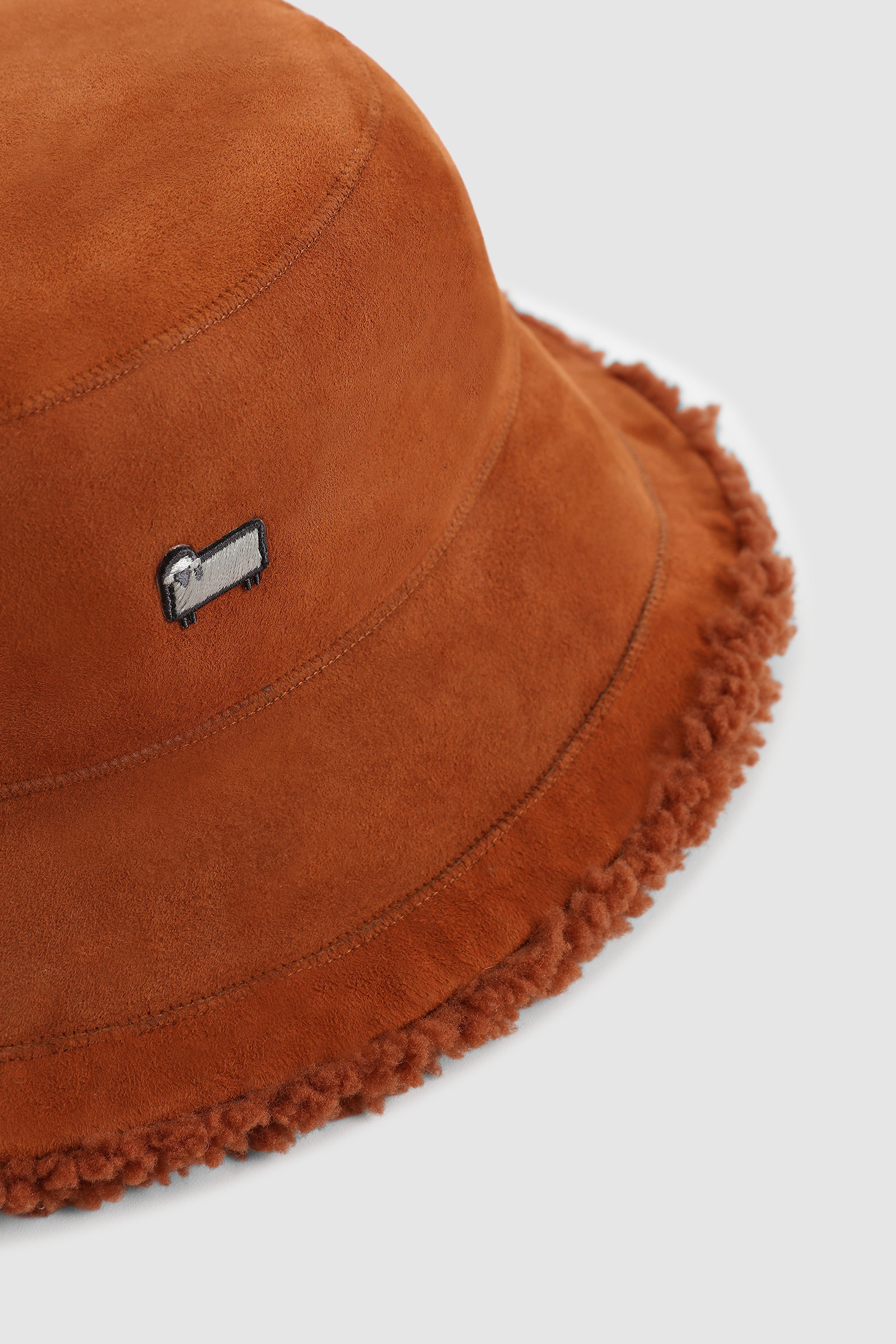 Woolrich X Toasties Reversible Sheepskin Hat Brown photo 3 | Woolrich