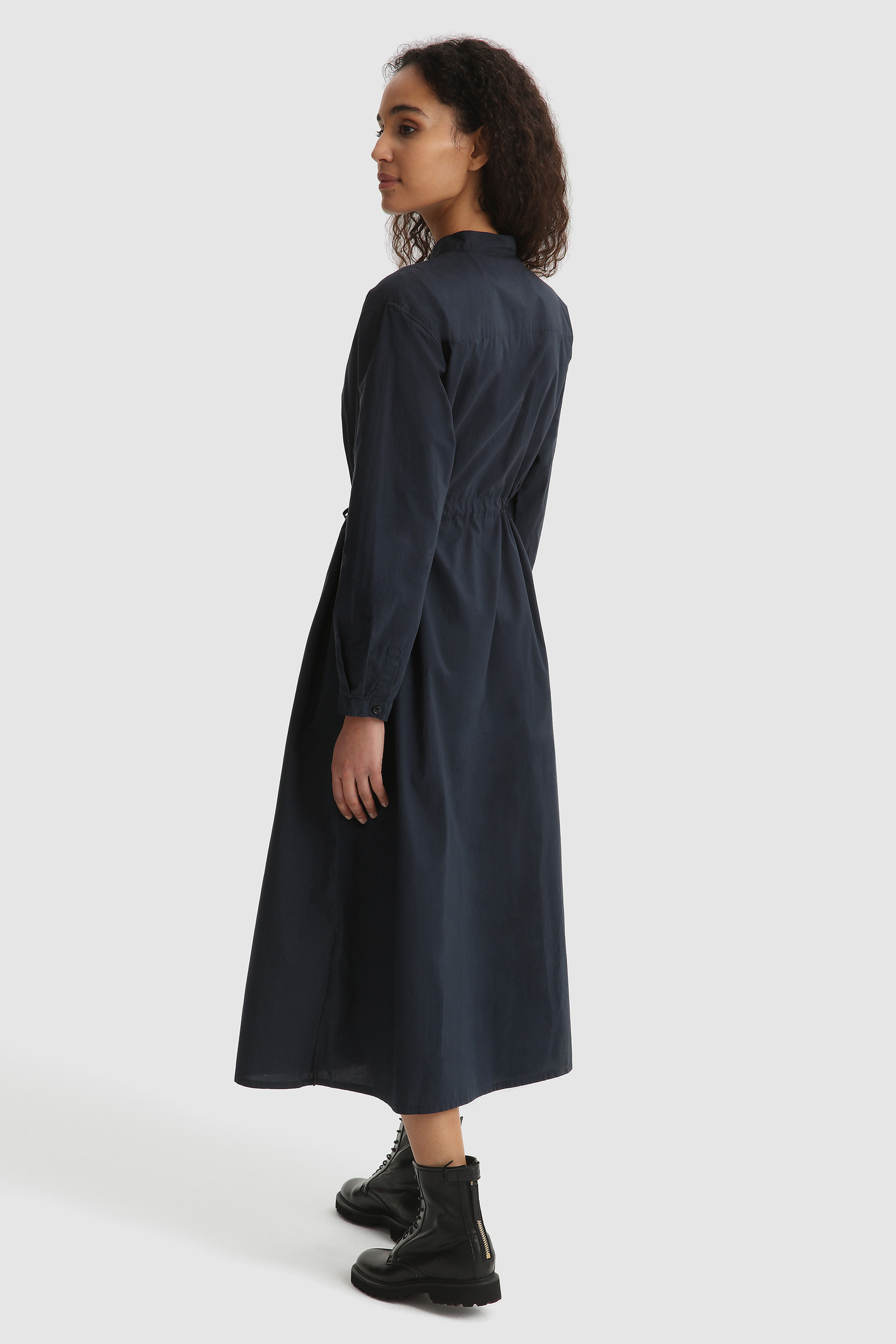 Long-sleeve Popeline dress