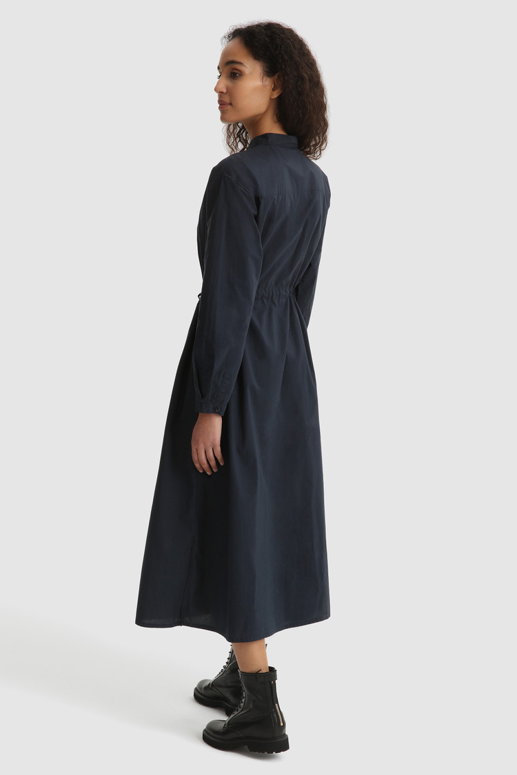 Long-sleeve Popeline dress