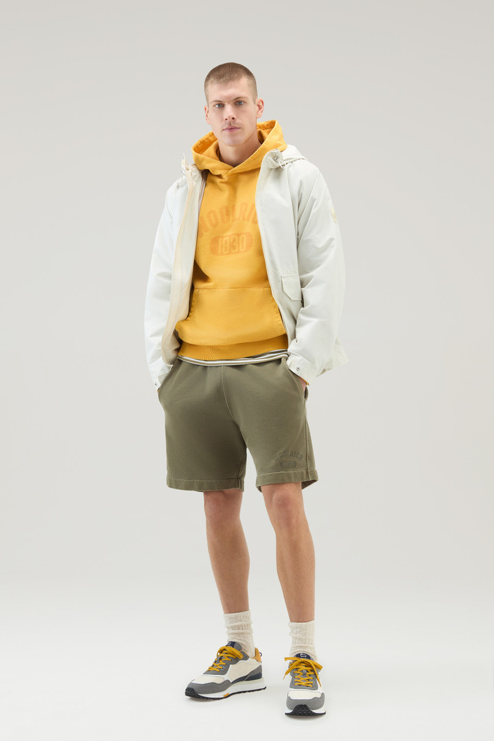 1830 Pure Cotton Hoodie Yellow photo 2 | Woolrich
