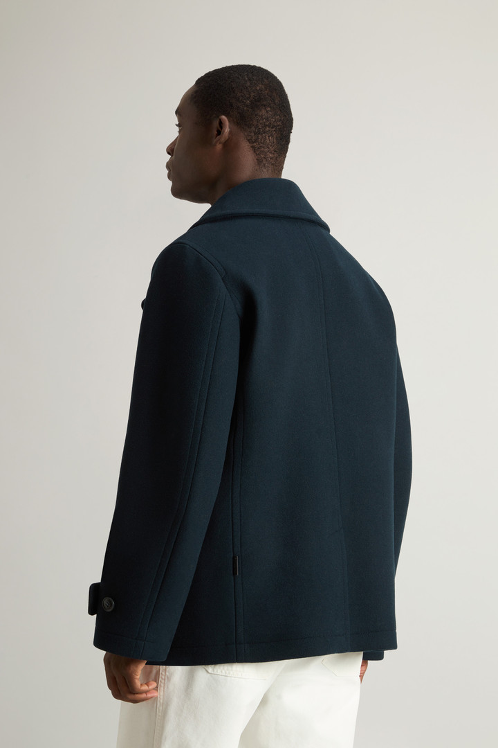 Melton Virgin Wool-Blend Peacoat Blue photo 3 | Woolrich