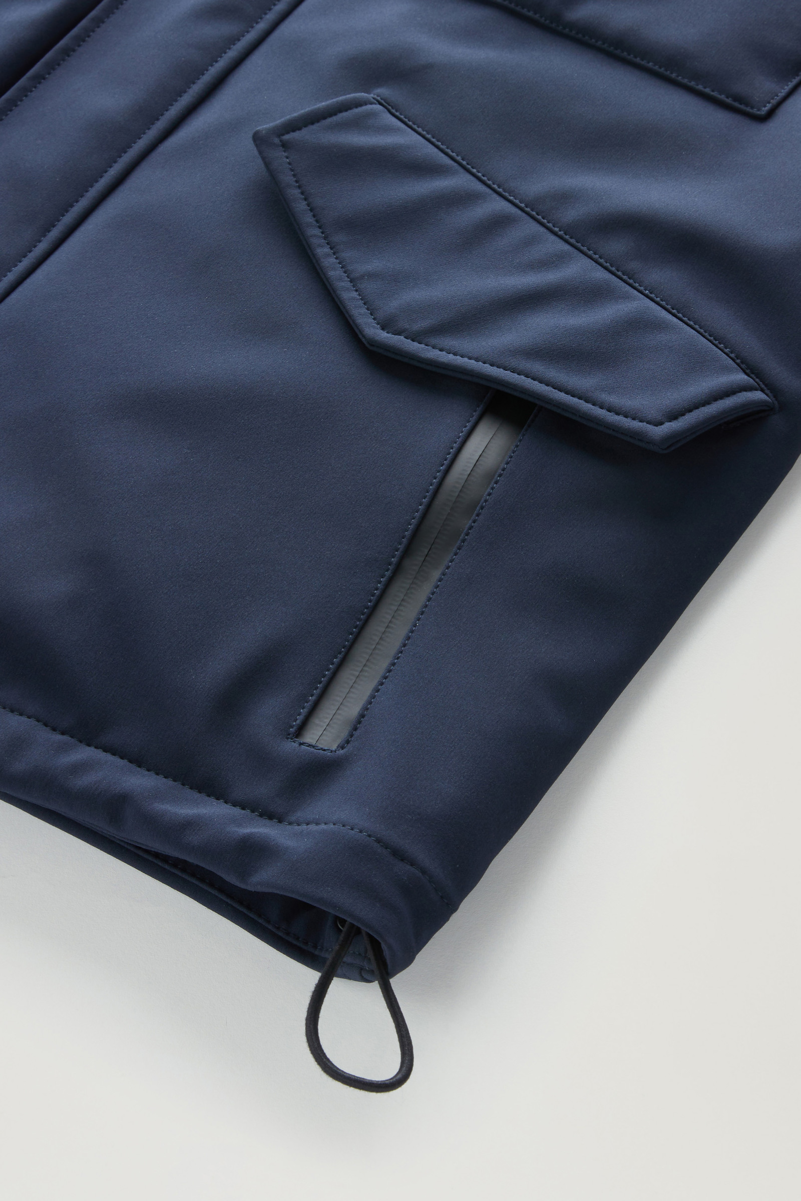Field Jacket in Tech Softshell Blue photo 9 | Woolrich