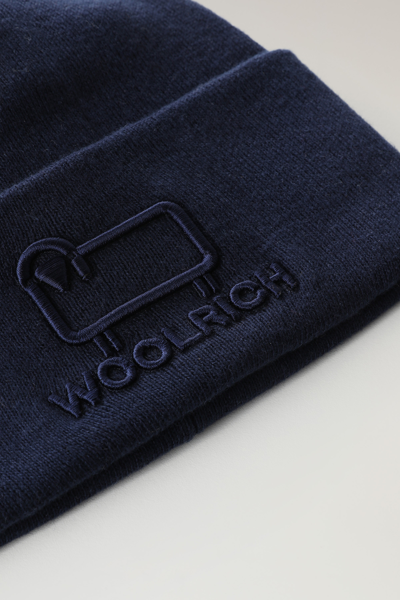 Unisex Cotton-Wool Beanie Blue photo 2 | Woolrich