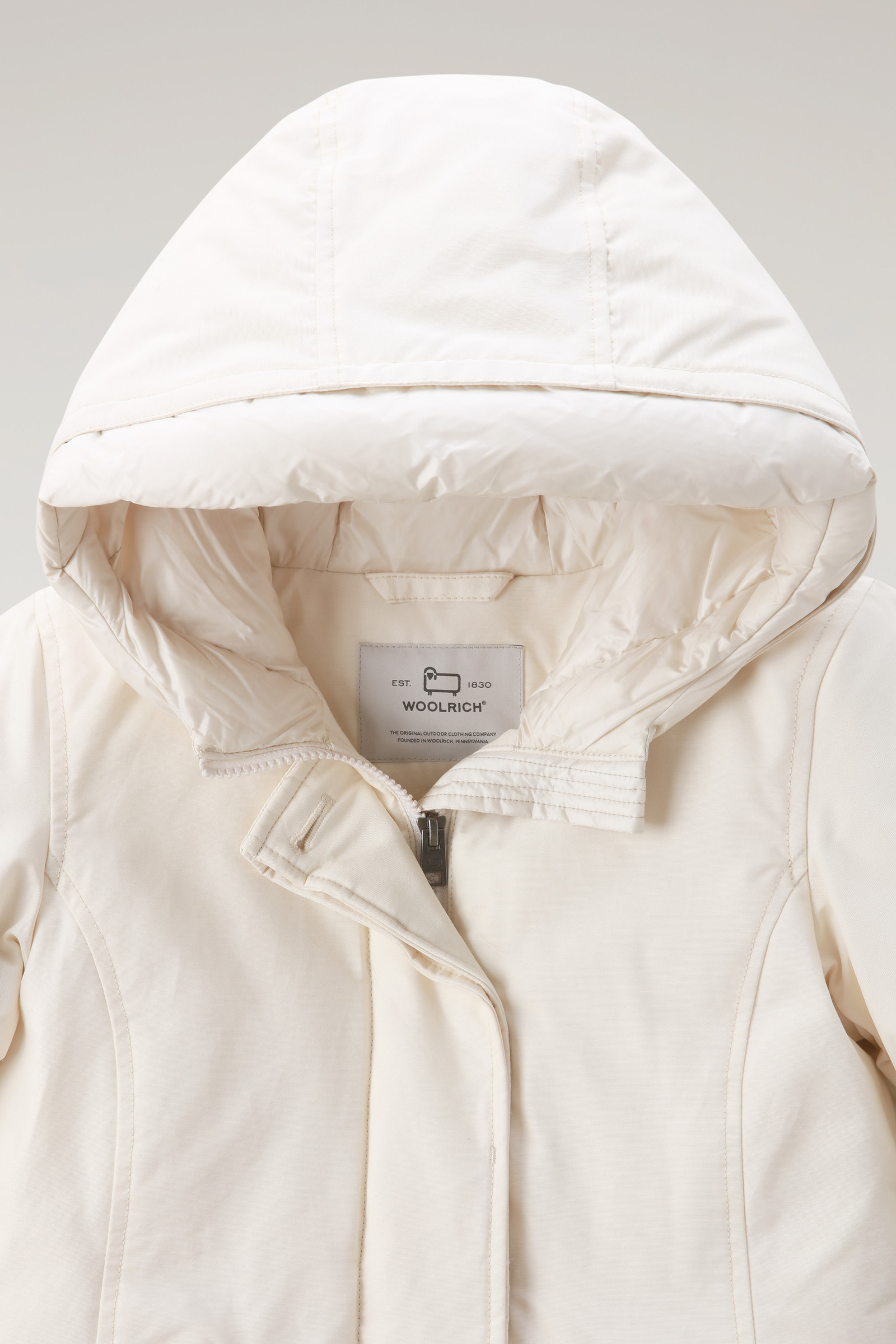 Girls' Arctic Parka Cloth in Ramar White photo 3 | Woolrich