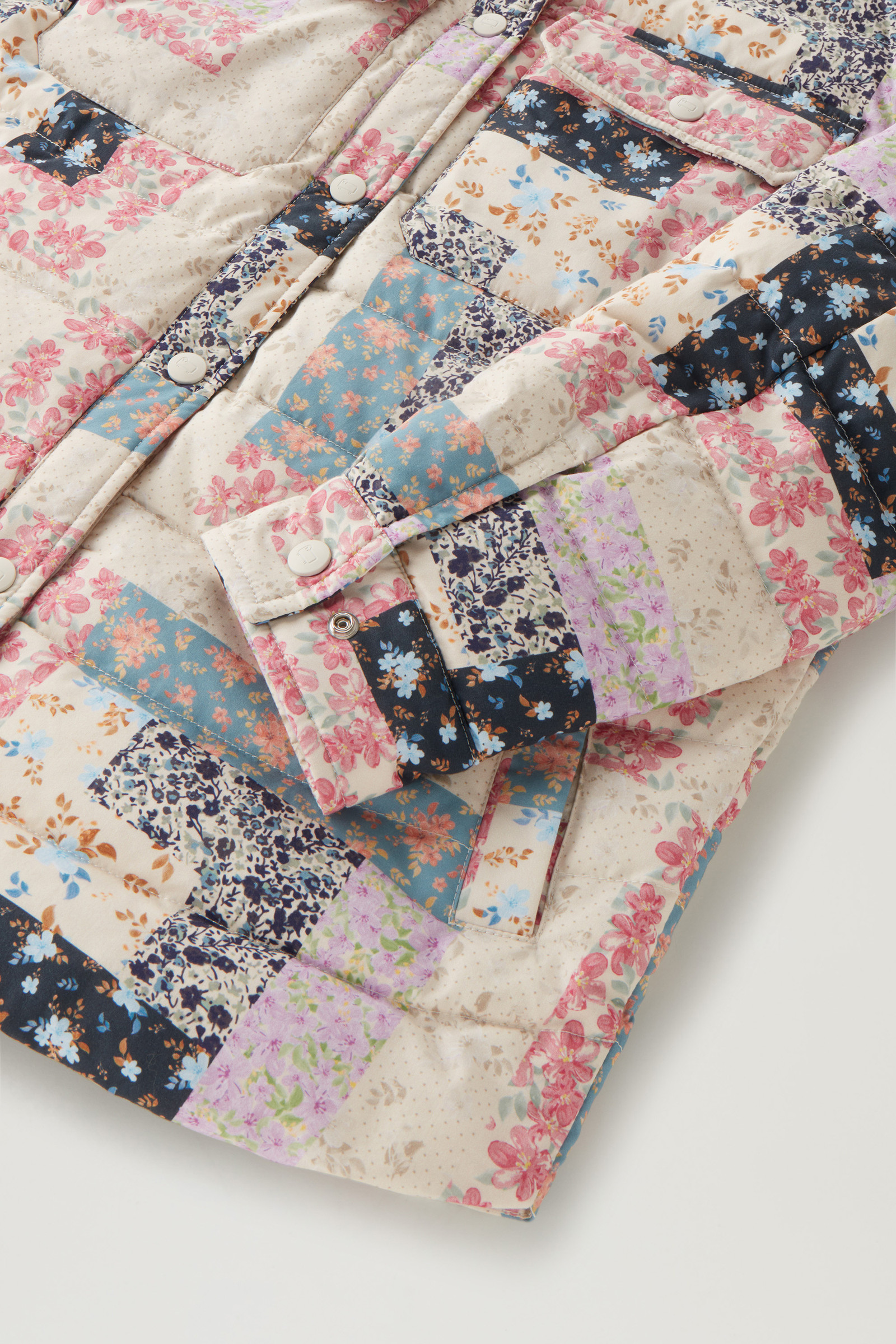 Surchemise matelassée Pennsylvania avec imprimé patchwork multicolore photo 8 | Woolrich