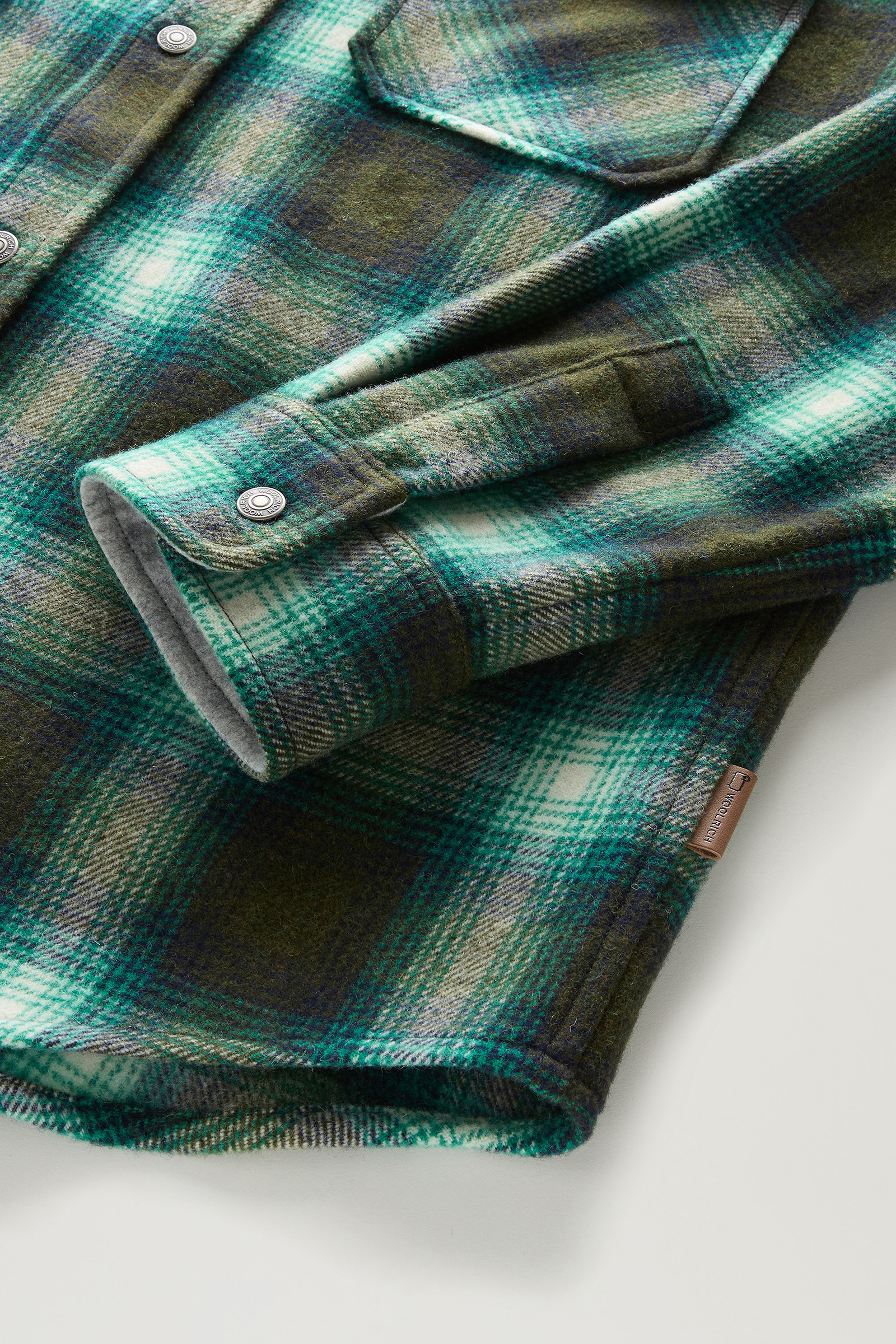 Alaskan Karo-Overshirt aus recycelter italienischer Wollmischung multicolor photo 7 | Woolrich