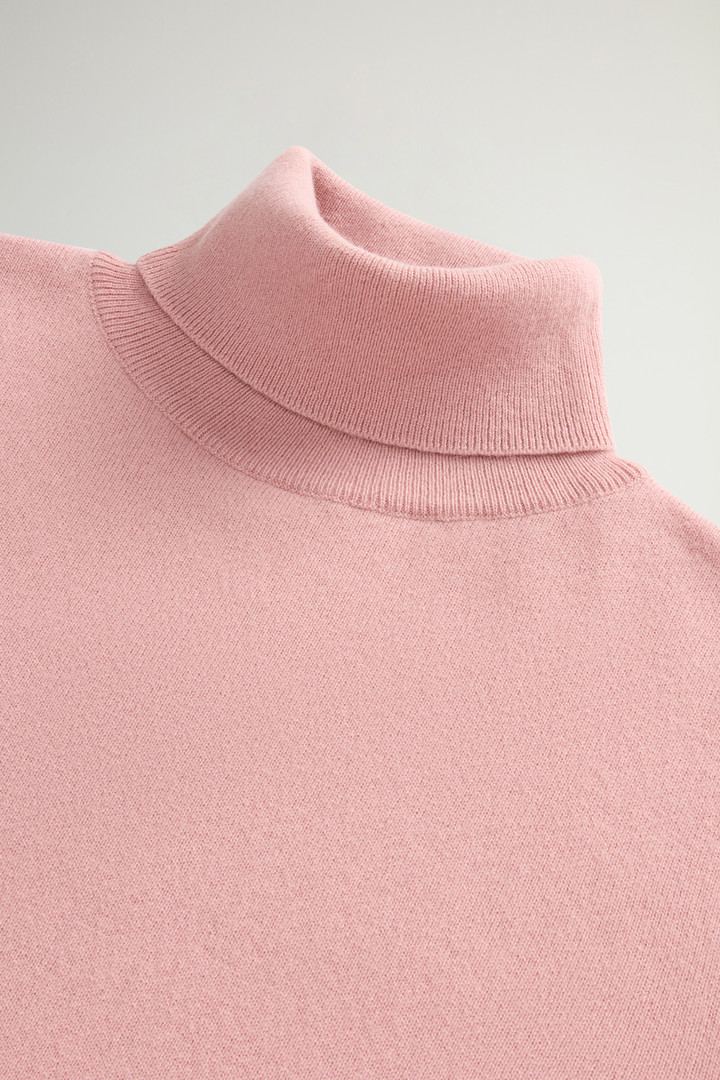 Pure Cashmere Sweater with High Neck Pink photo 6 | Woolrich