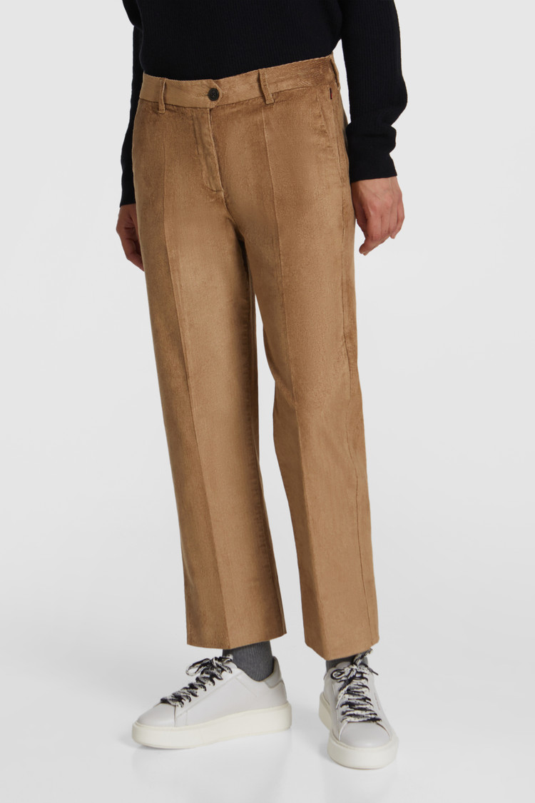Light velvet pants
