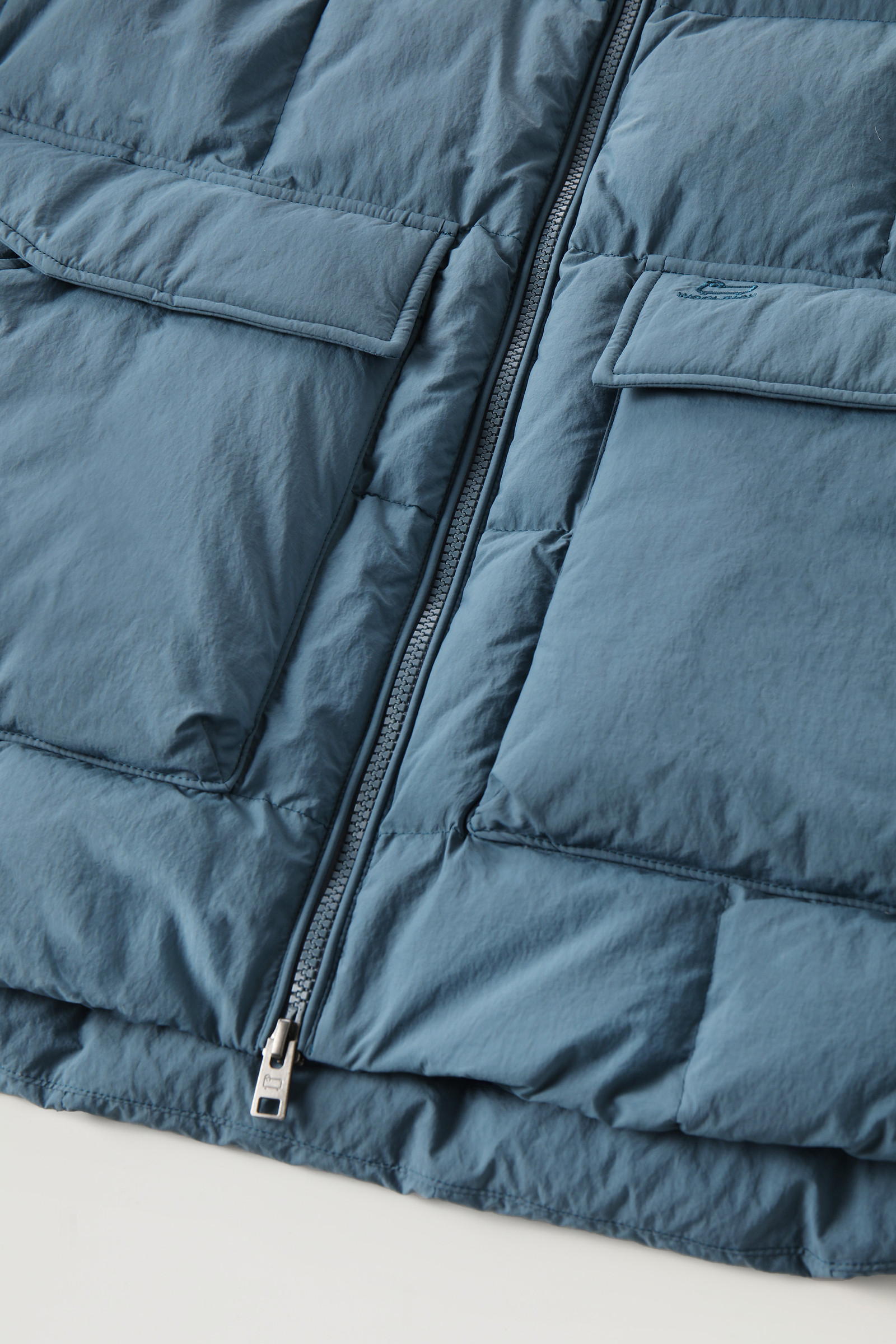 Heritage Terrain Bomber in Taslan Nylon Blue photo 8 | Woolrich