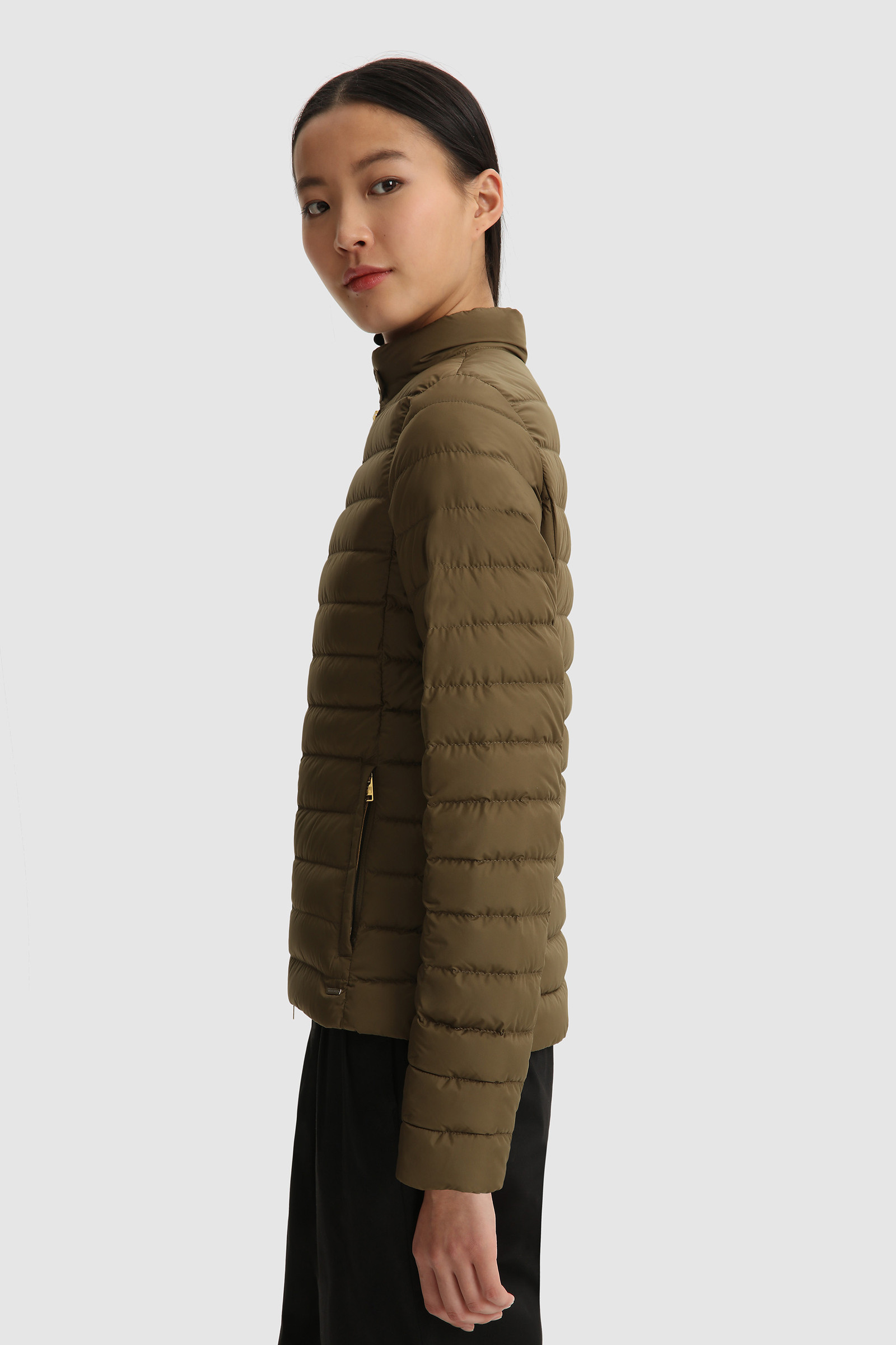Hibiscus Short Jacket Green photo 3 | Woolrich