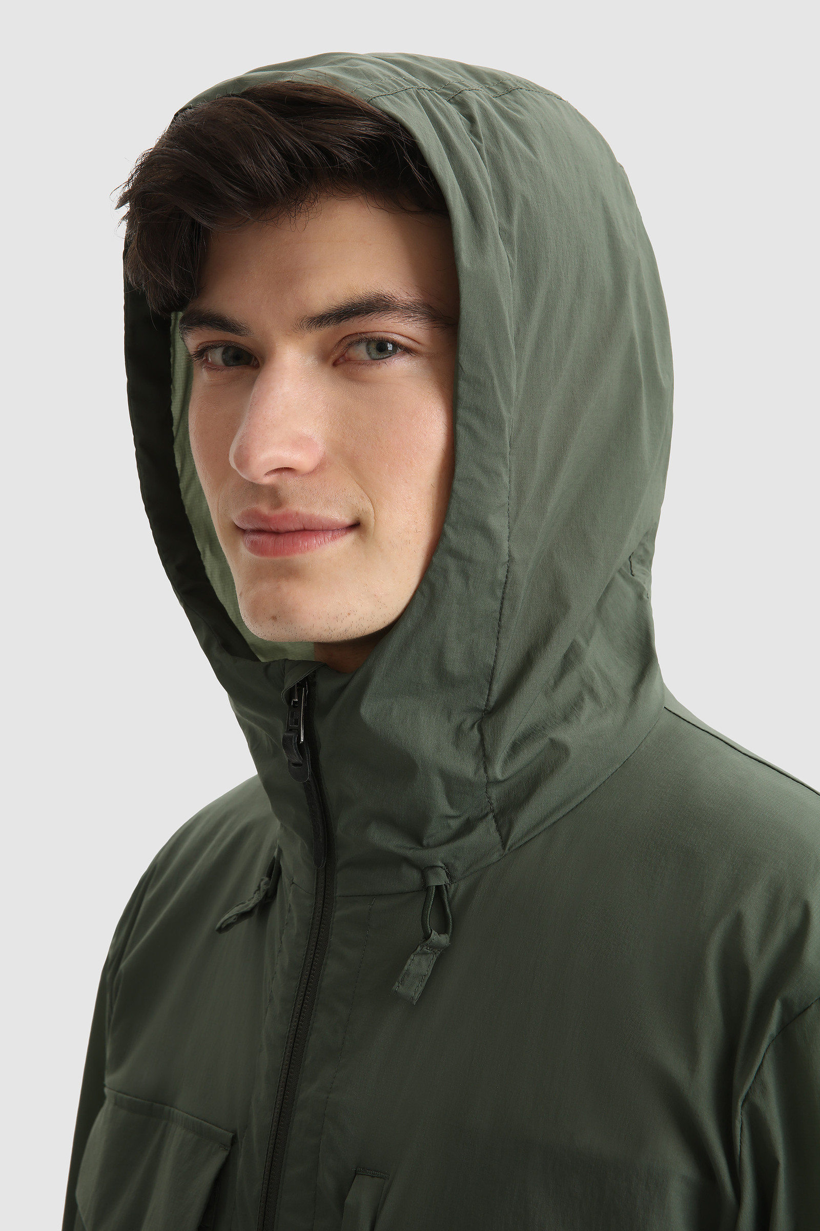 Ultralight Mountain Ripstop Windbreaker Green photo 5 | Woolrich