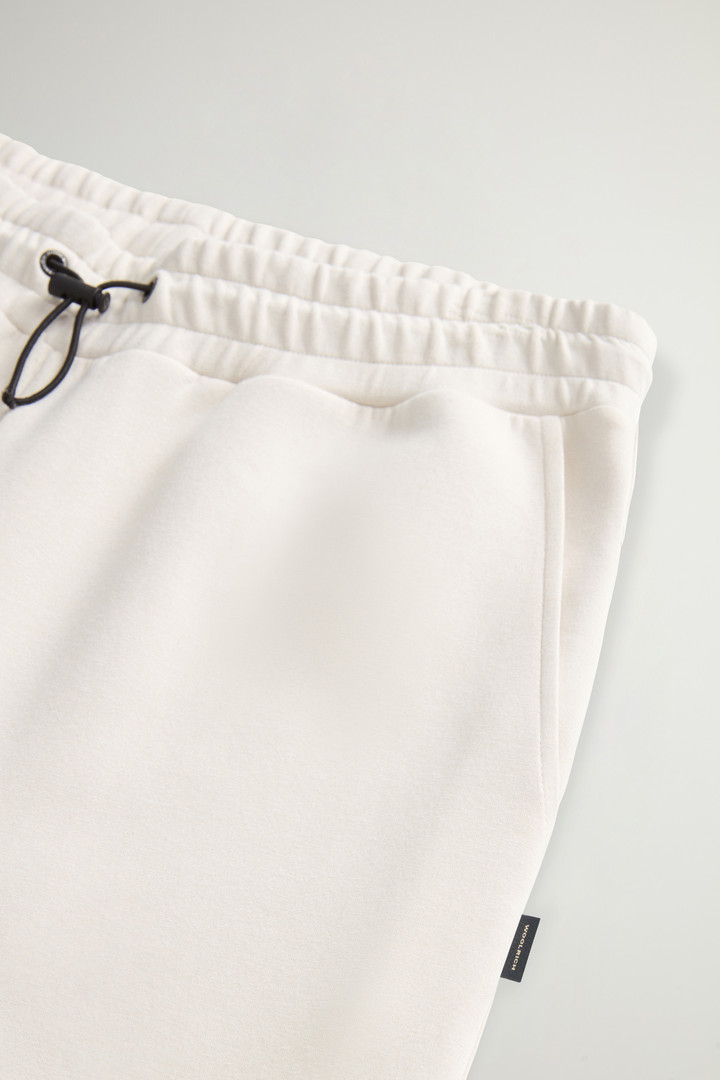 Cotton Blend Fleece Pants White photo 6 | Woolrich