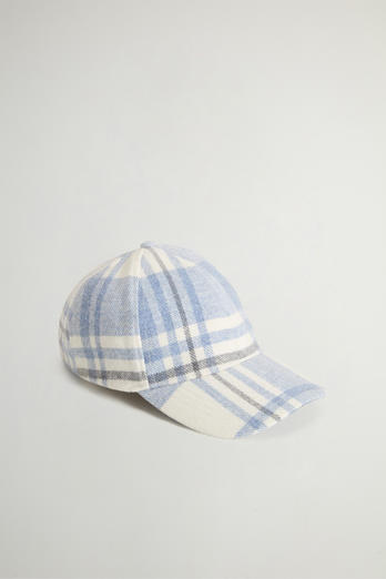 Cap in Recycled Italian Wool Blend Blue | Woolrich