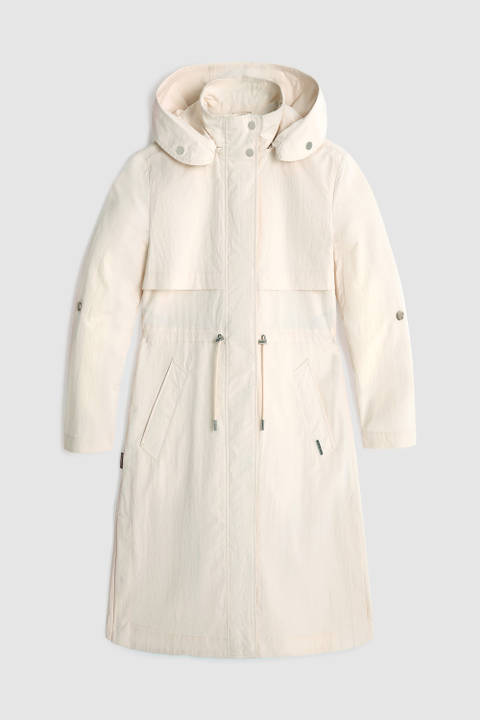 Briar Light Parka with Detachable Hood White | Woolrich