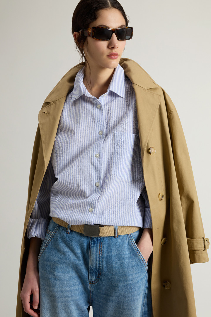 Pure Cotton Trench Coat Beige photo 4 | Woolrich