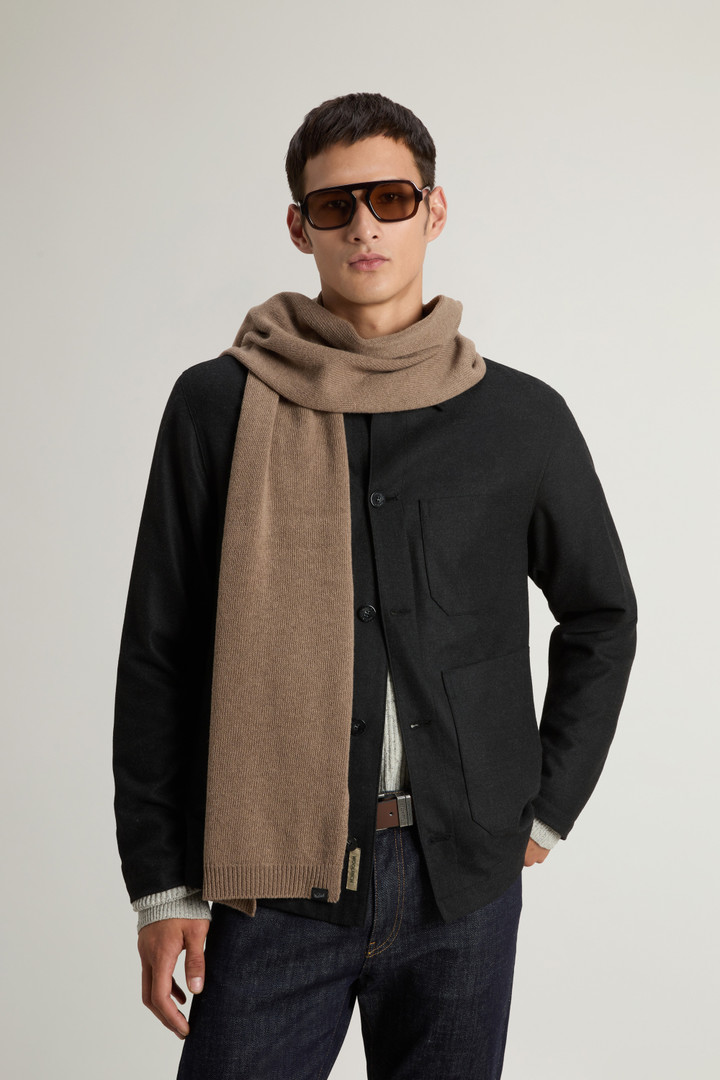Scarf in Wool Blend Brown photo 4 | Woolrich