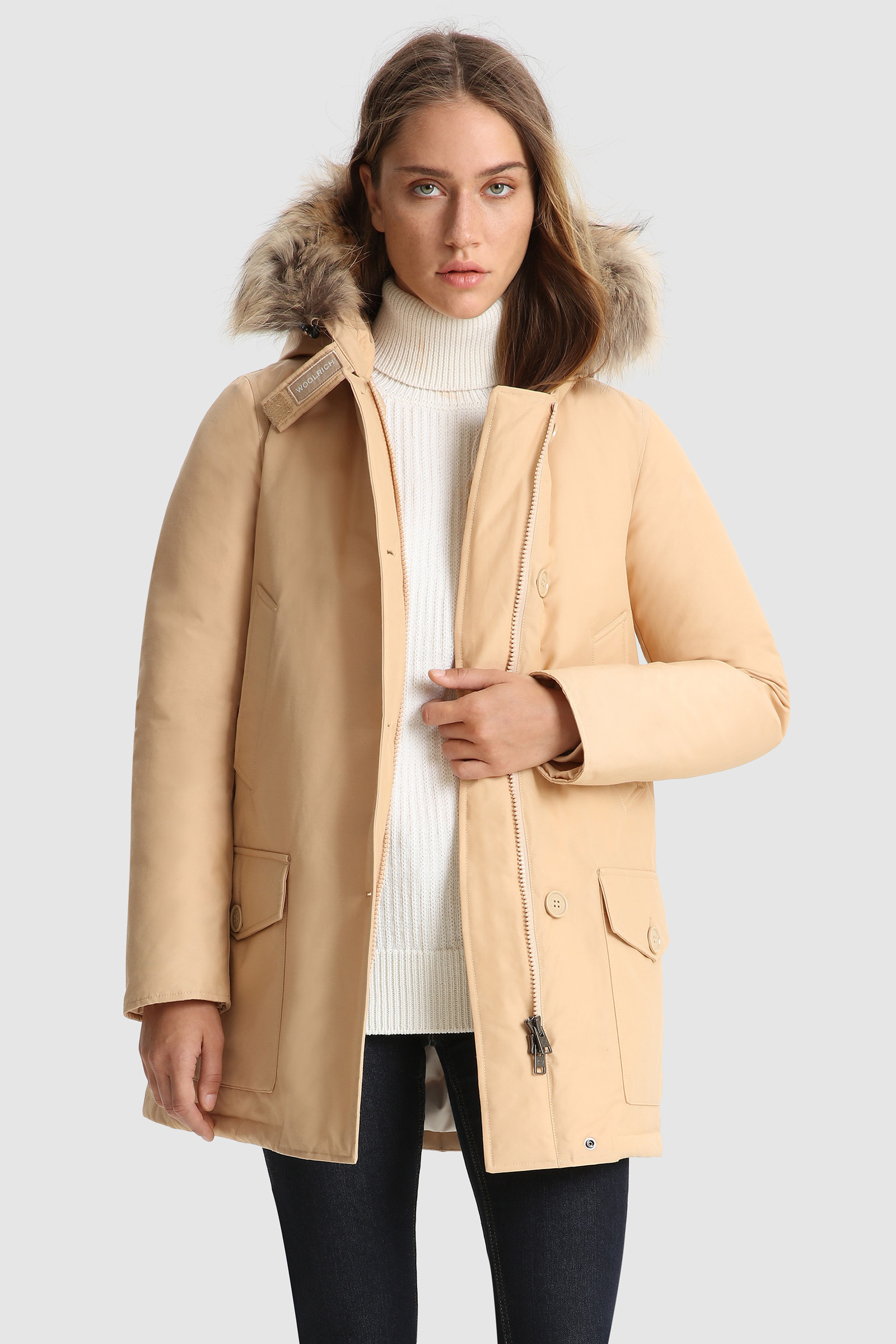 Authentic Arctic Parka with removable raccoon fur