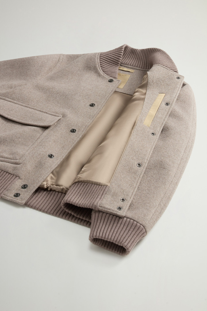 TWILL WOOL MILES BOMBER Grijs photo 8 | Woolrich