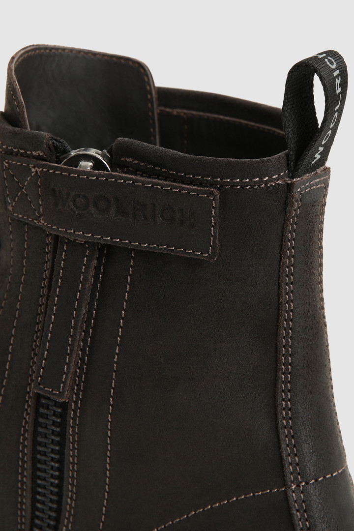 Bottes Work en daim graissé