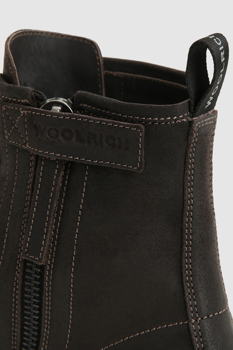 Bottes Work en daim graissé