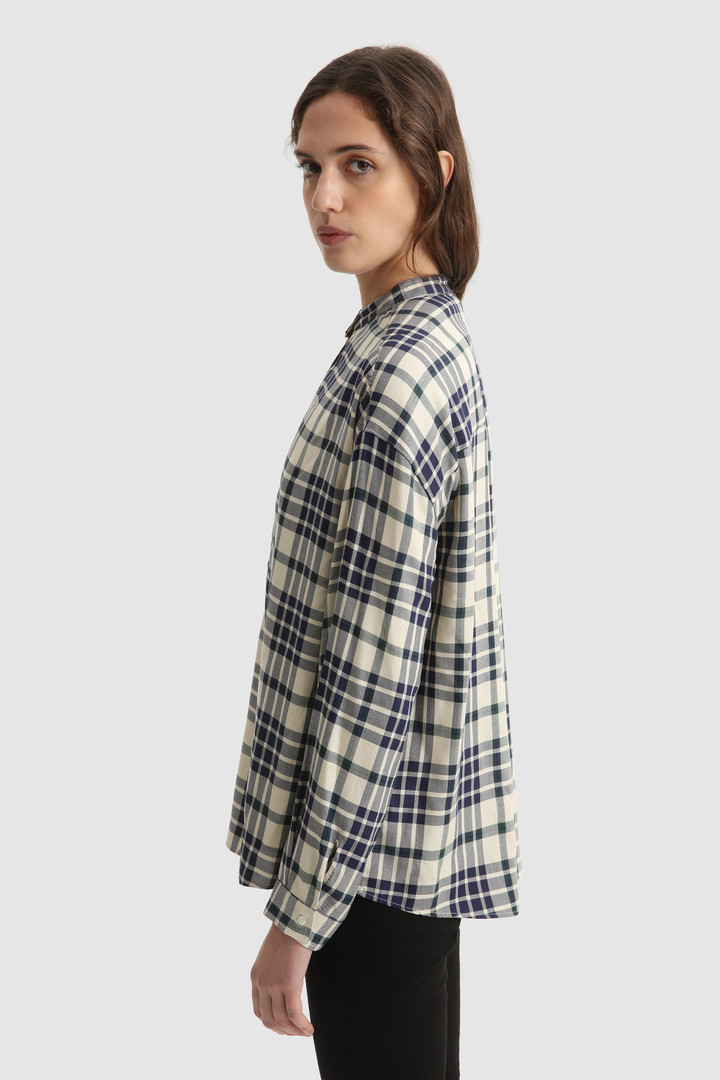 Twill Shirt with band collar