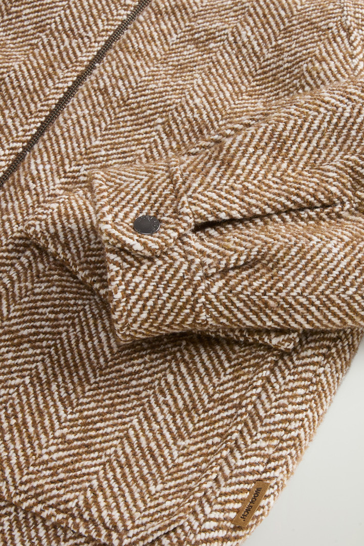 Giacca a camicia in misto lana Beige photo 7 | Woolrich