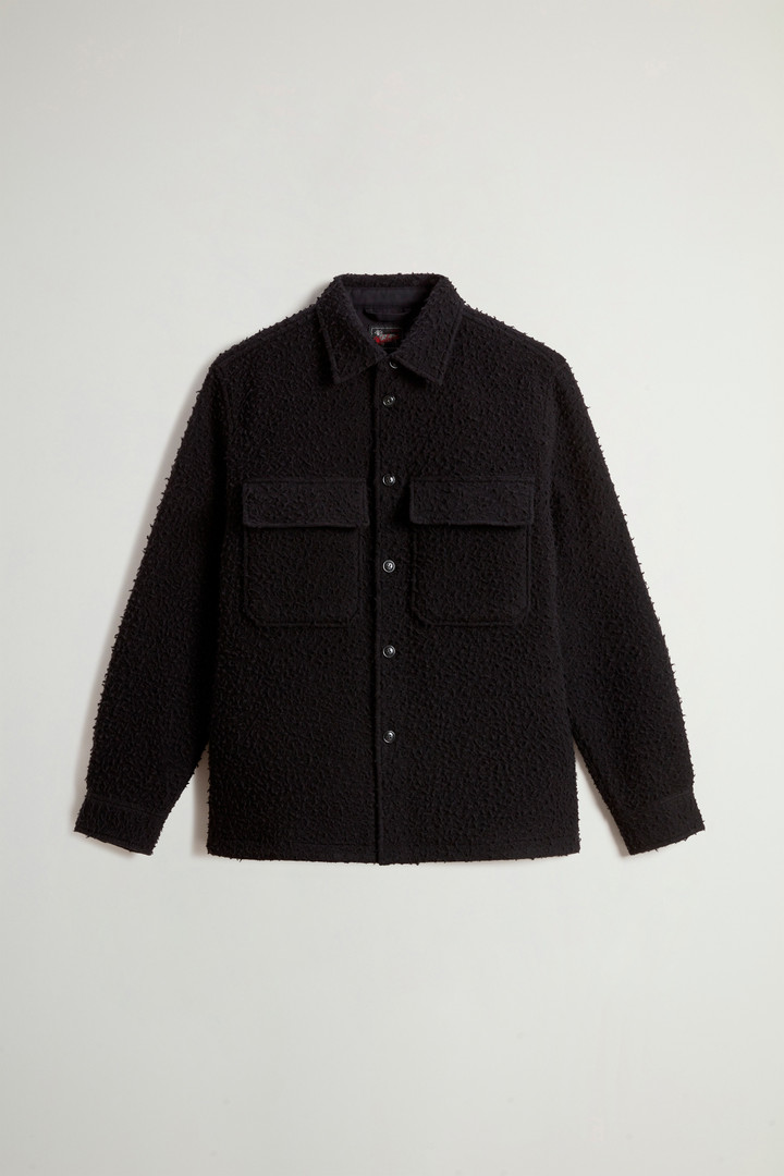 Overshirt aus italienischer Schurwollmischung aus dem Casentino by Todd Snyder Schwarz photo 5 | Woolrich