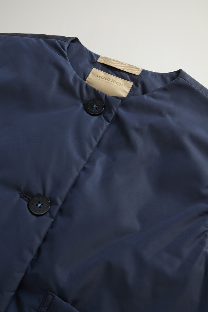 Crewneck Nylon Vest Blue photo 2 | Woolrich