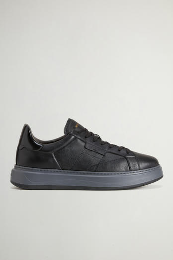 Sneakers Arrow en cuir Noir | Woolrich