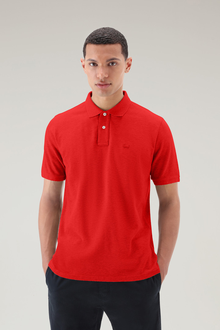 Woolrich Men Marine Scarlet Size L