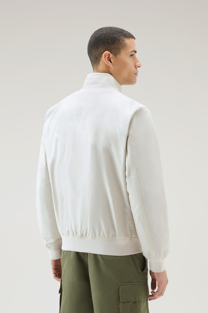 Cruiser Bomber Jacket in Ramar Cloth with Turtleneck White photo 3 | Woolrich