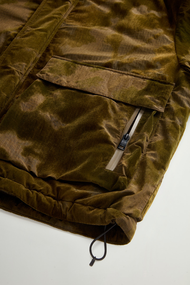 Olmetex Ripstop Nylon Jacket with Camouflage Motif by Todd Snyder Brown photo 9 | Woolrich