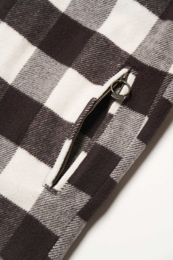 WOOL CHECK CRUISER JACKET Noir photo 12 | Woolrich