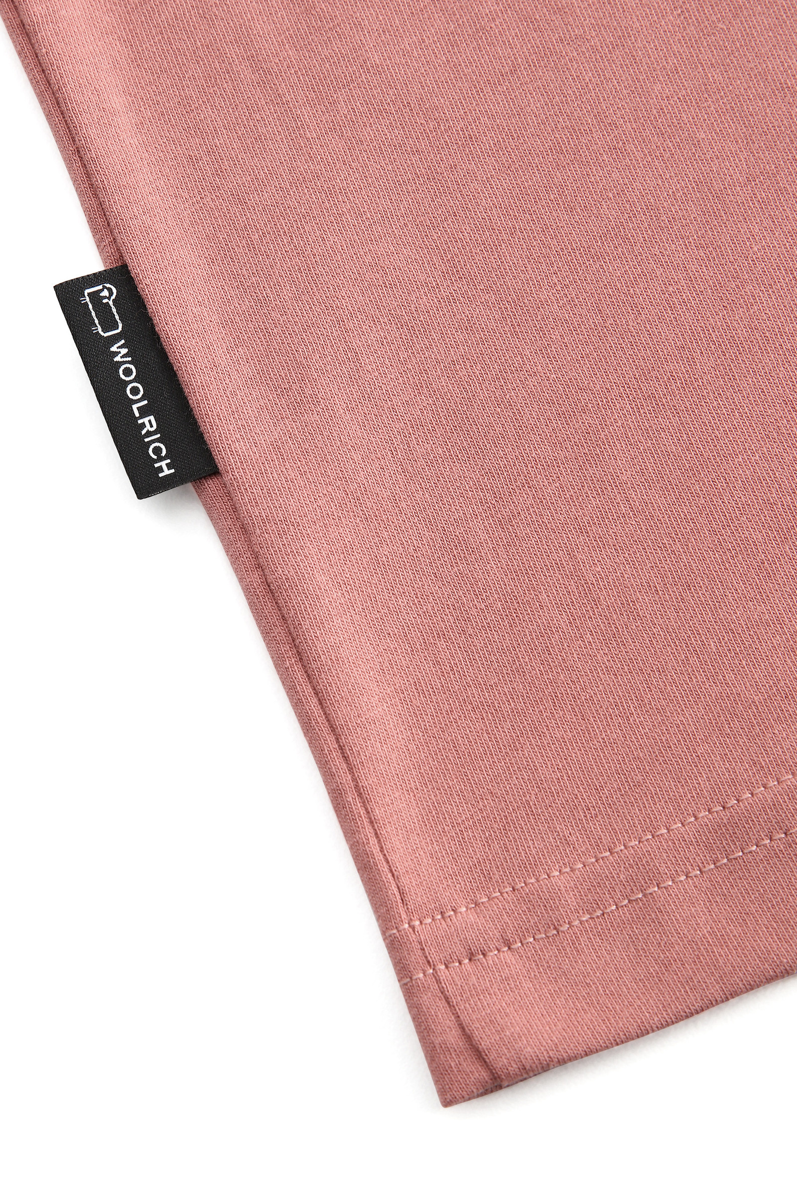 Organic Cotton T-Shirt with Back Print Pink photo 7 | Woolrich