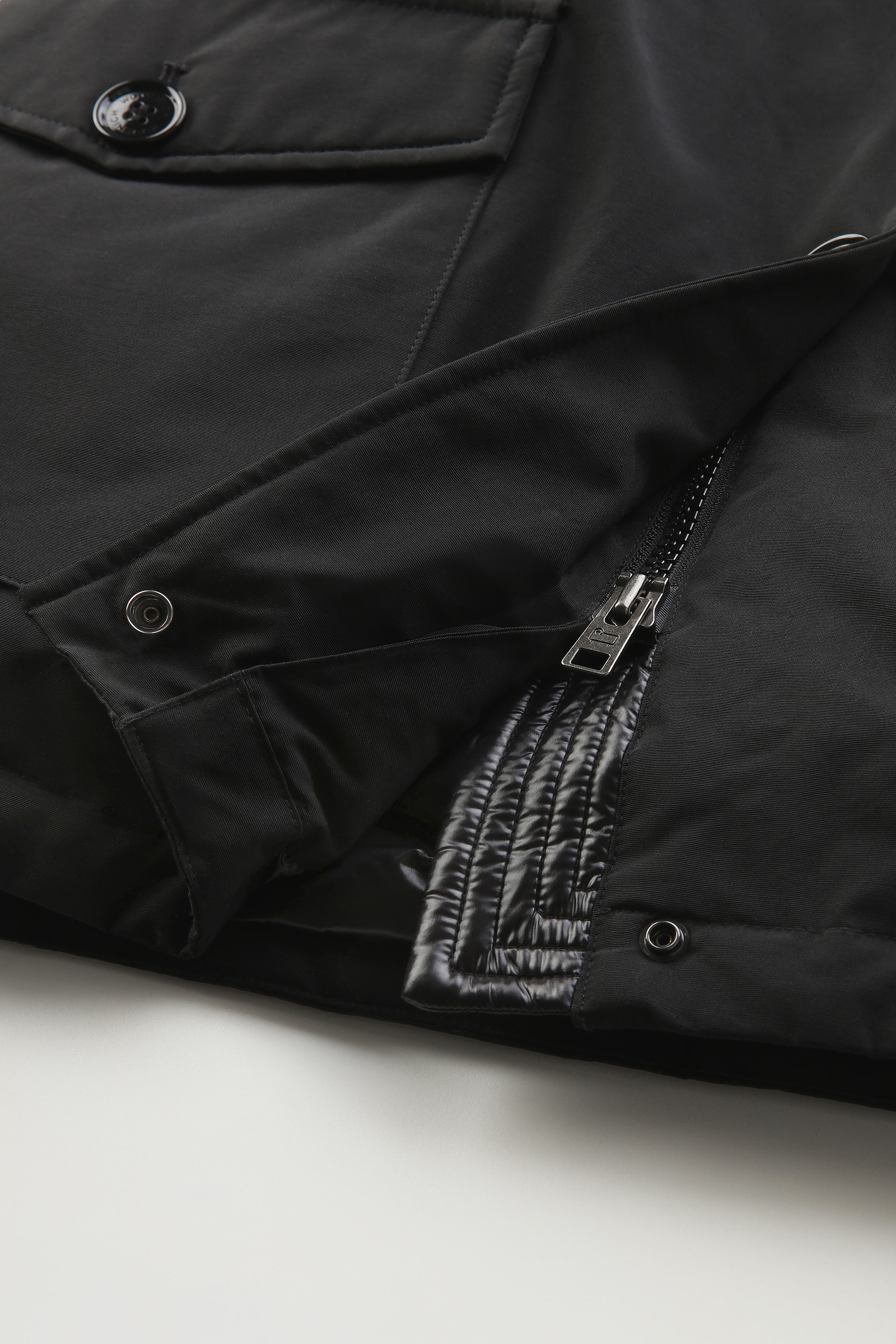 Arctic Parka in Ramar Cloth with Four Pockets Black photo 10 | Woolrich