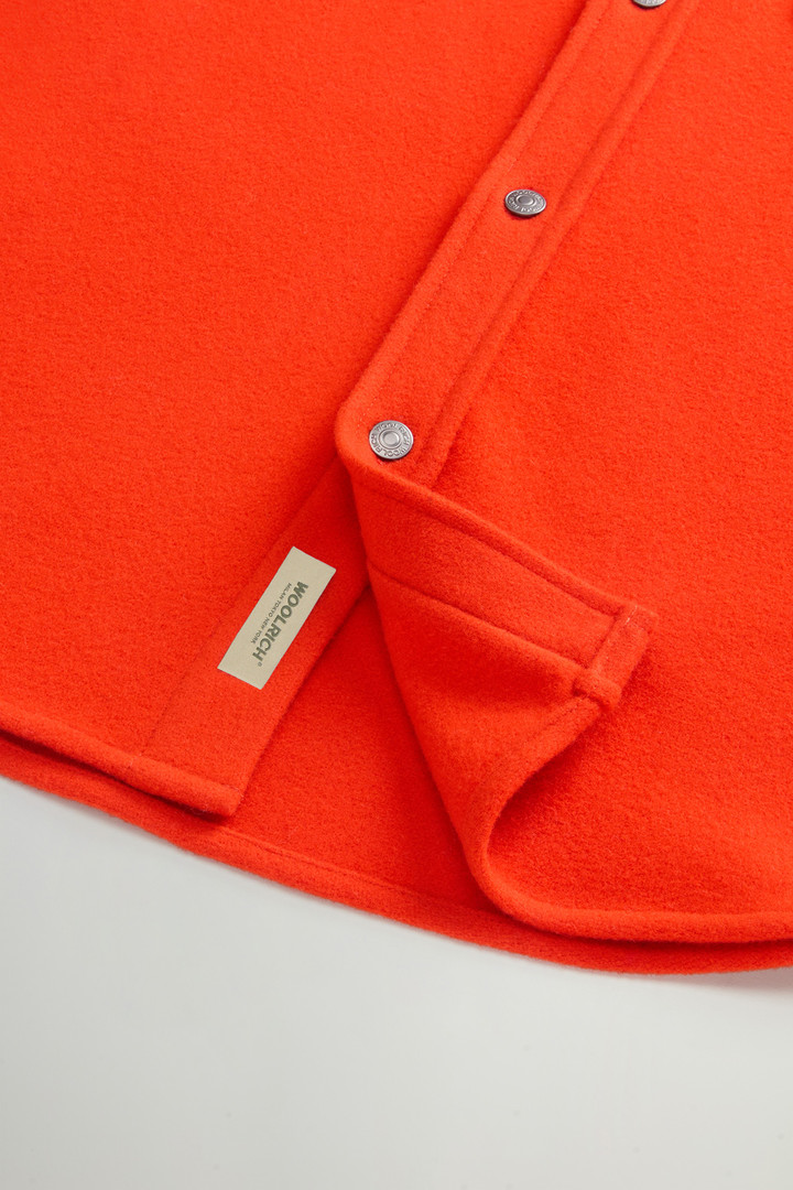 Surchemise Alaskan en laine mélangée Orange photo 8 | Woolrich