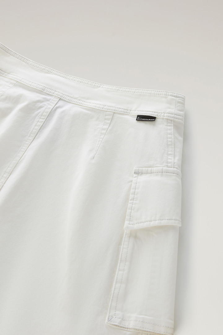 Wrap Cargo Skirt in Cotton Twill White photo 6 | Woolrich