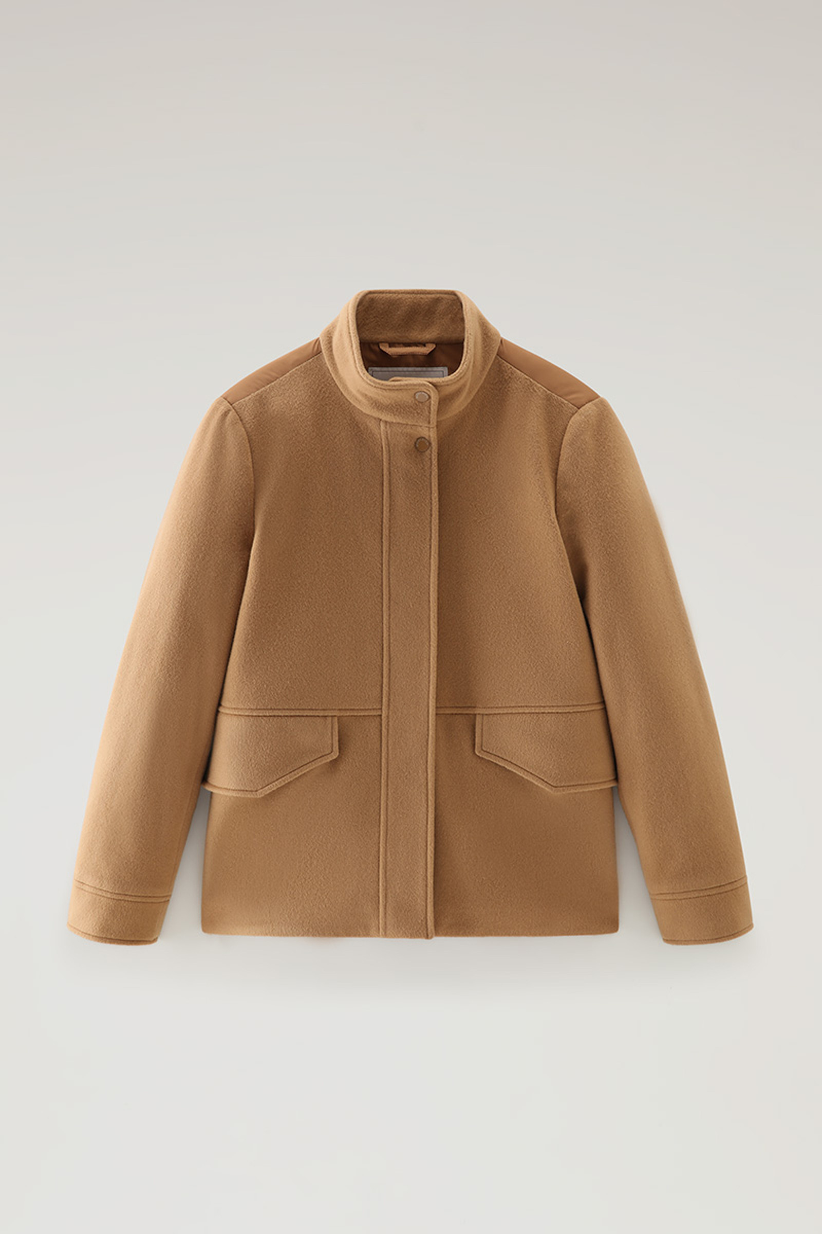 Kuna Jacket in Wool and Cashmere Blend Brown photo 5 | Woolrich