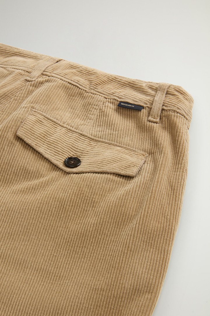 Stückgefärbte Hose aus Cordsamt Beige photo 7 | Woolrich