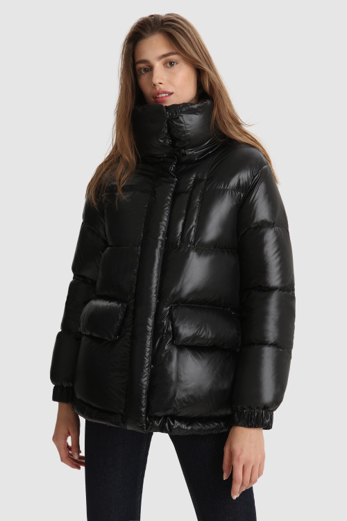 woolrich quilted puffer jacket