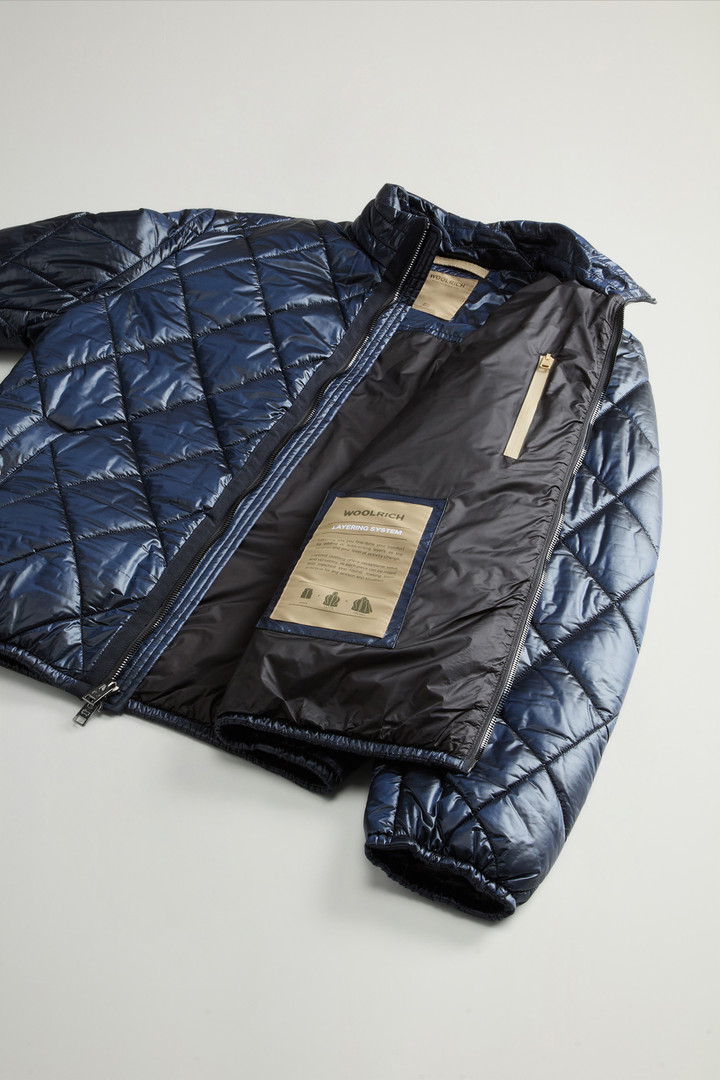 Giacca trapuntata in nylon tinta in filo Blu photo 5 | Woolrich