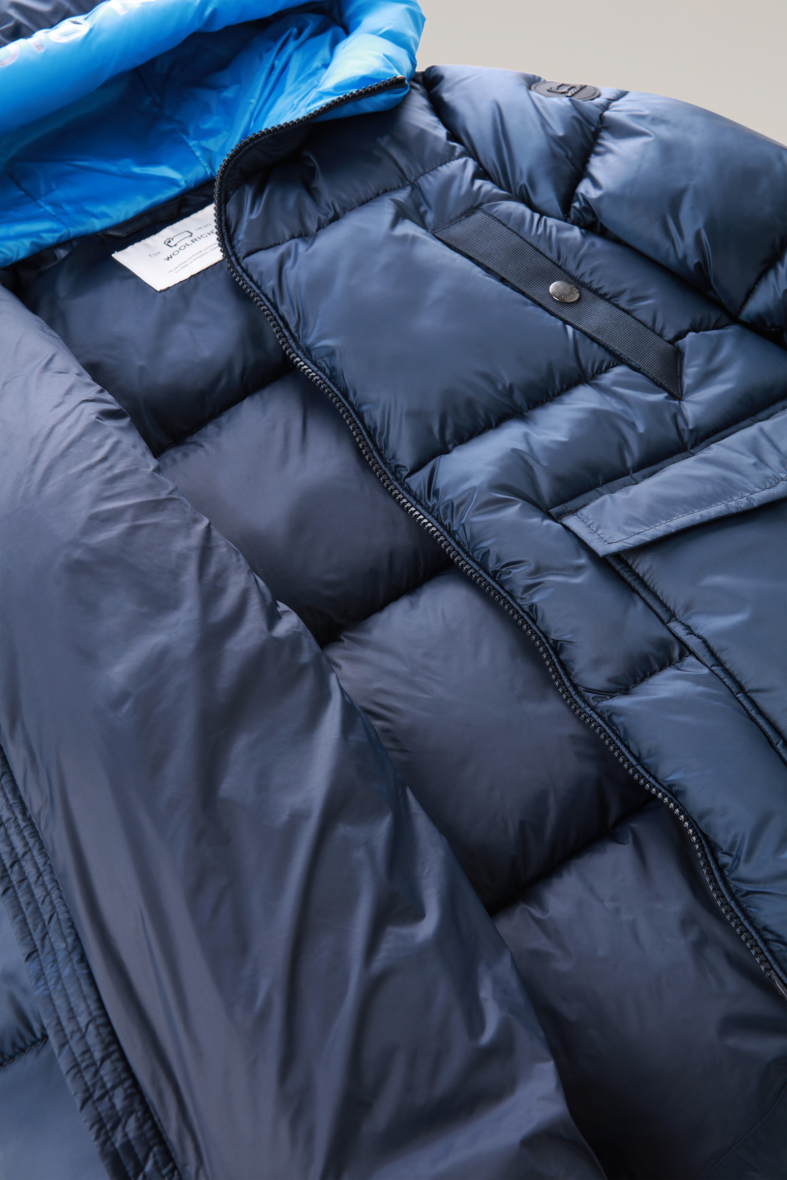 Sundance Parka pour garçon en Ripstop recyclé bleu photo 10 | Woolrich