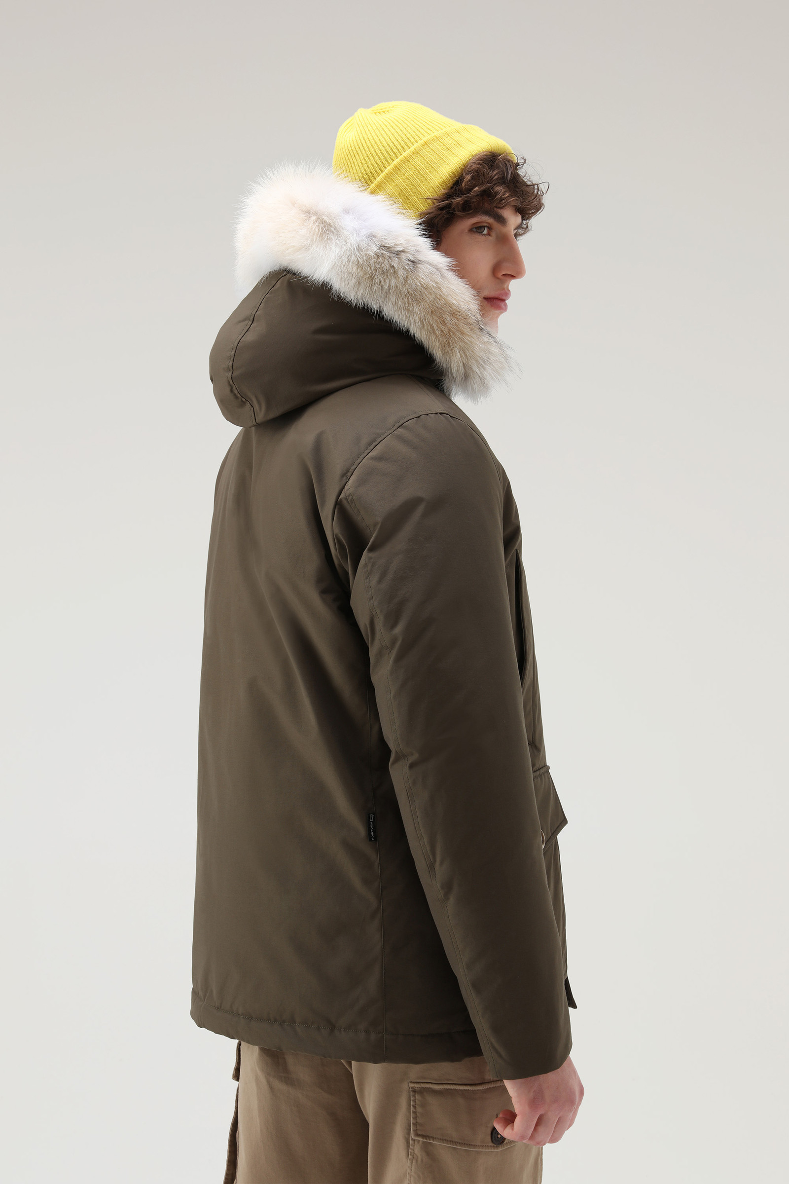 Arctic Anorak with Detachable Fur - Men - Green