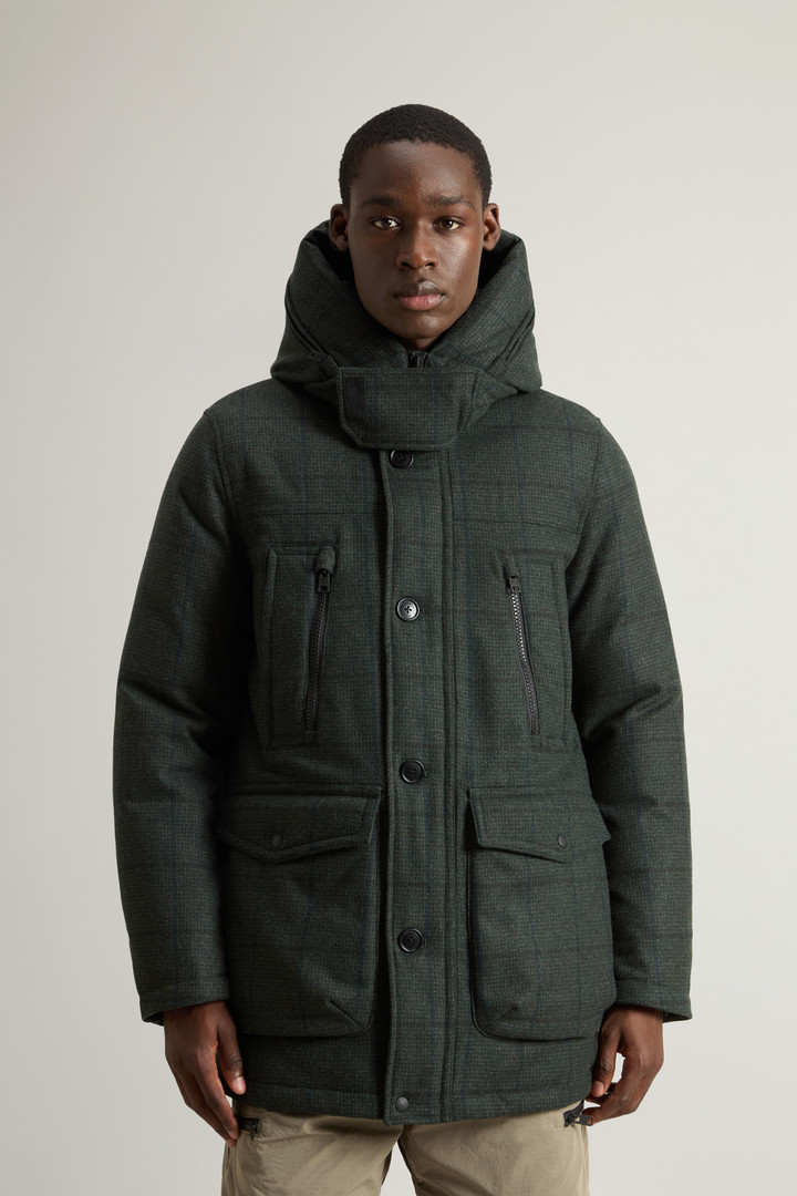 Arctic Parka Evolution in lana italiana riciclata Verde photo 1 | Woolrich