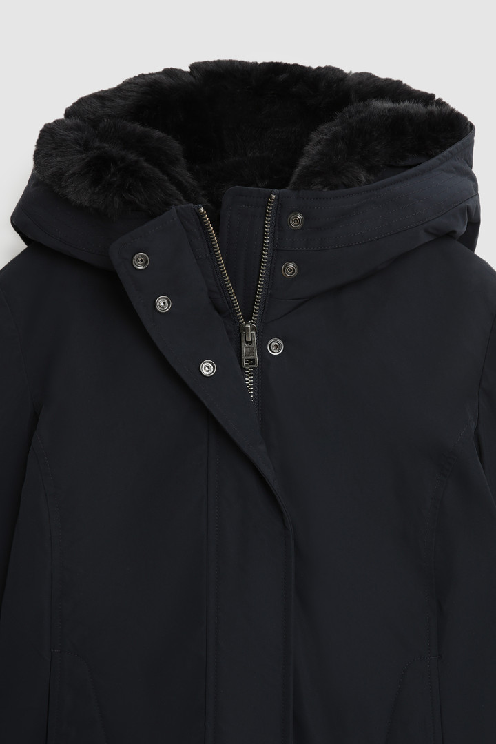 Luxury Boulder Parka da bambina con pelliccia ecologica